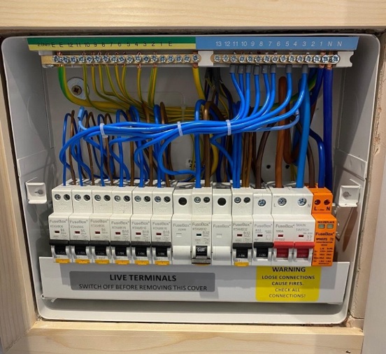 rcbo consumer unit fusebox
