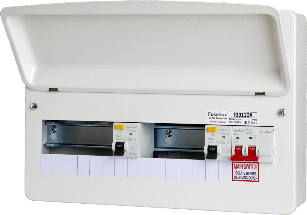 FuseBox F2011DA Fusebox F2011DA 11 Way Dual RCD Consumer Unit