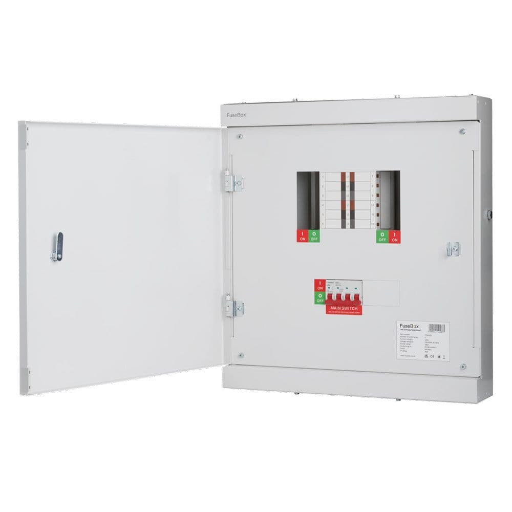 FuseBox TPN04FB Fusebox TPN04FB 4 Way 125A Three Phase Board 1