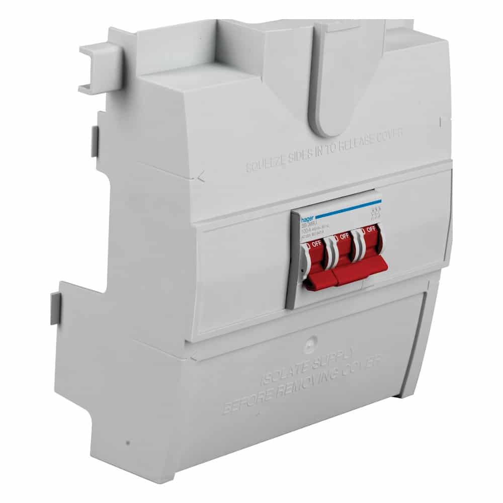 Hager JK11003S 100A 3 Pole Mains Switch Incomer Kit 3