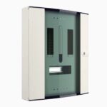 Hager JK106BG 125A 6 Way TPN Board Glazed Door