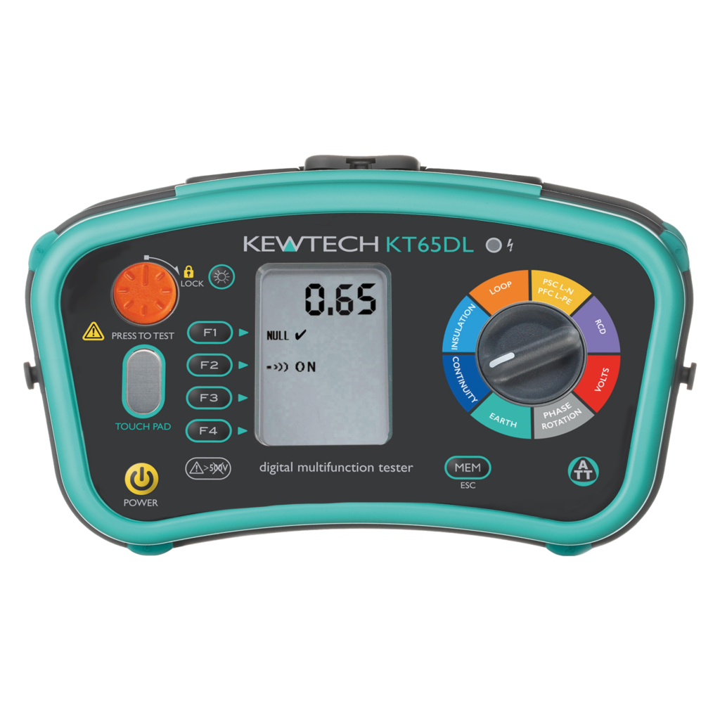 Kewtech KT65DL Kewtech Digital Multifunction 8-In-1 With 8212 USB KEW Report & PC Software 1