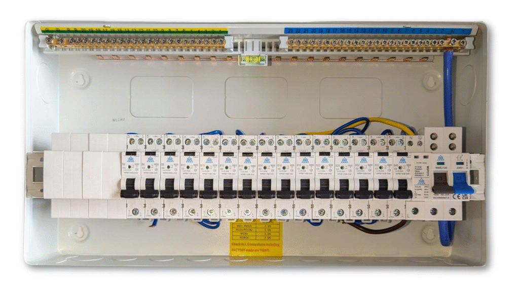 WCED WME22/SP/15RCBO WCED Consumer Unit Kit with SPD and 15 RCBOs 2